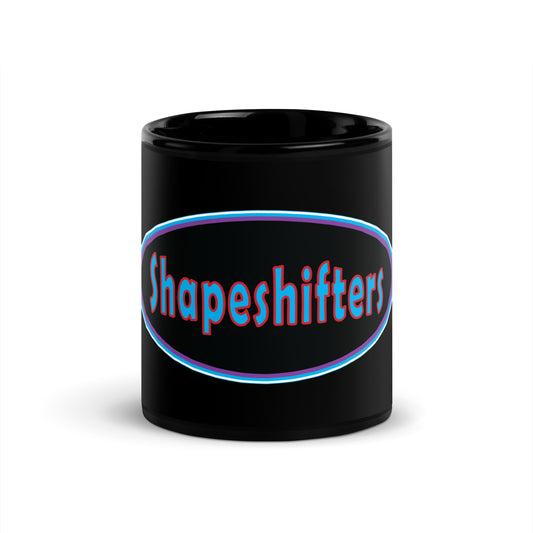Shapeshifters Black Glossy Mug