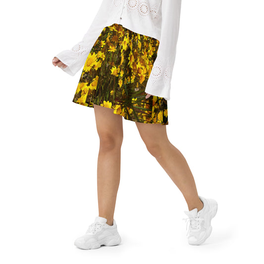 Flower Field Skater Skirt