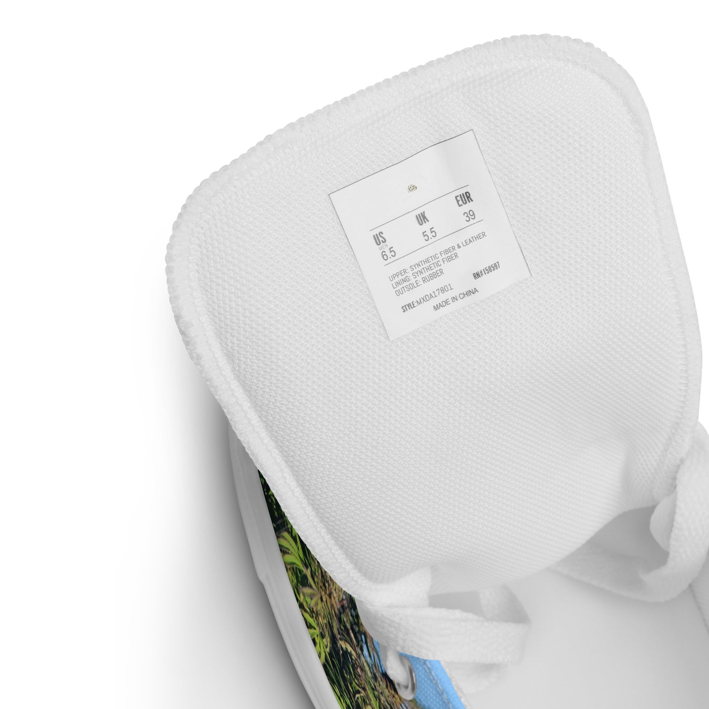 Men’s "High Top" canvas shoes