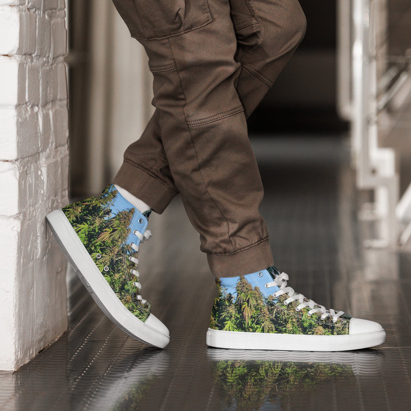 Men’s "High Top" canvas shoes