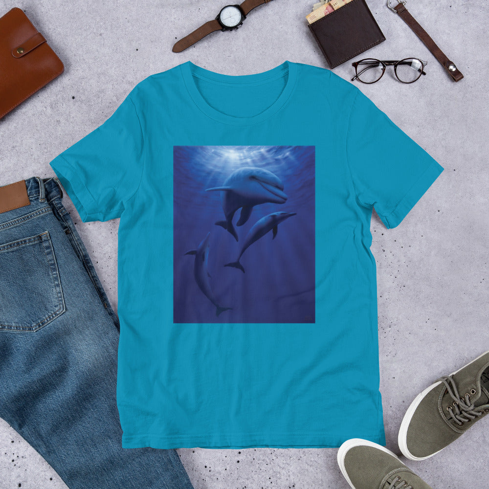 Dolphin Encounter Short-Sleeve Unisex T-Shirt