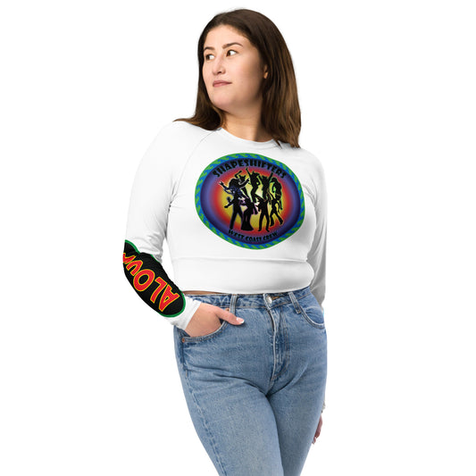 Shapeshifter West Coast Crew recycled long-sleeve crop top
