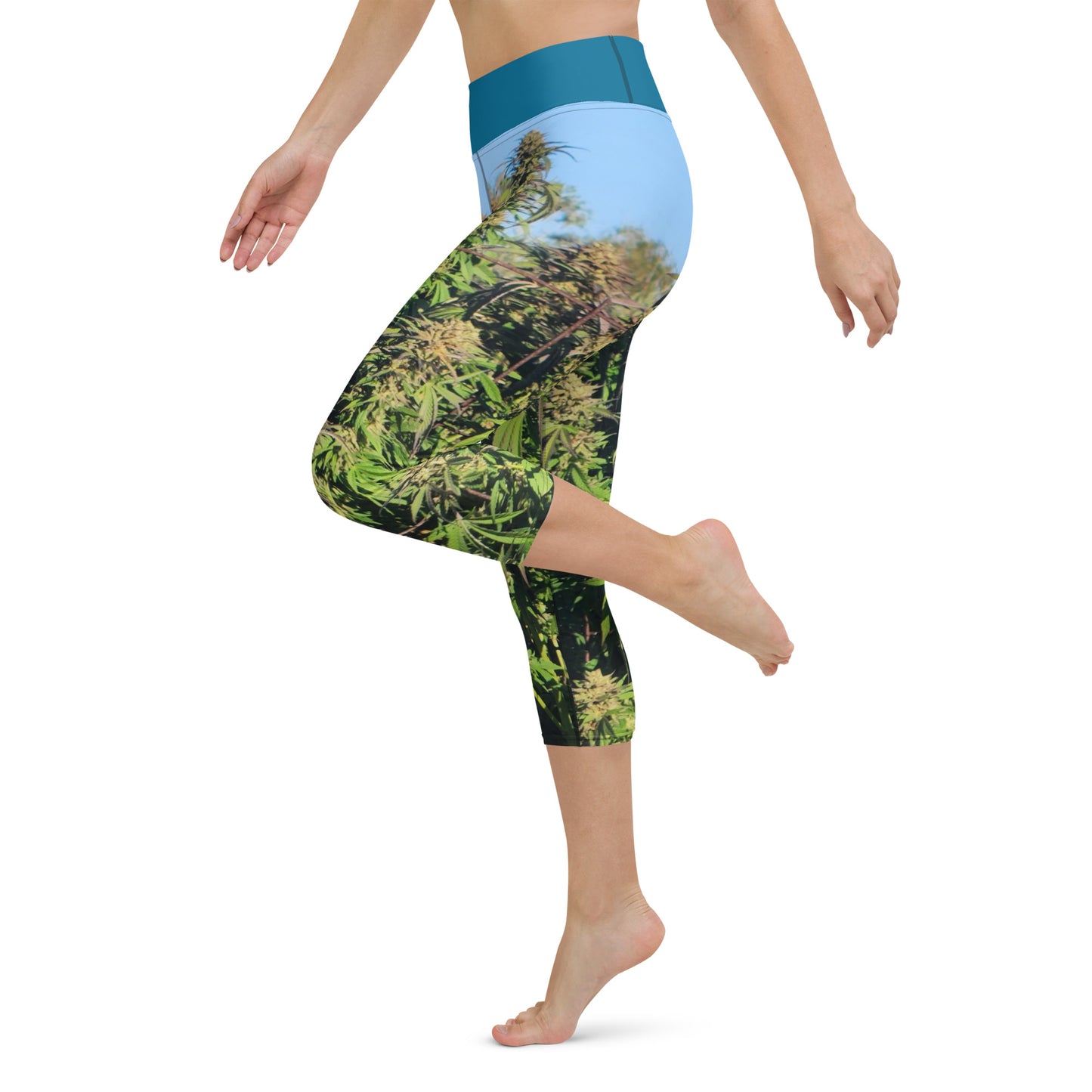 Ganja Yoga Capri Leggings