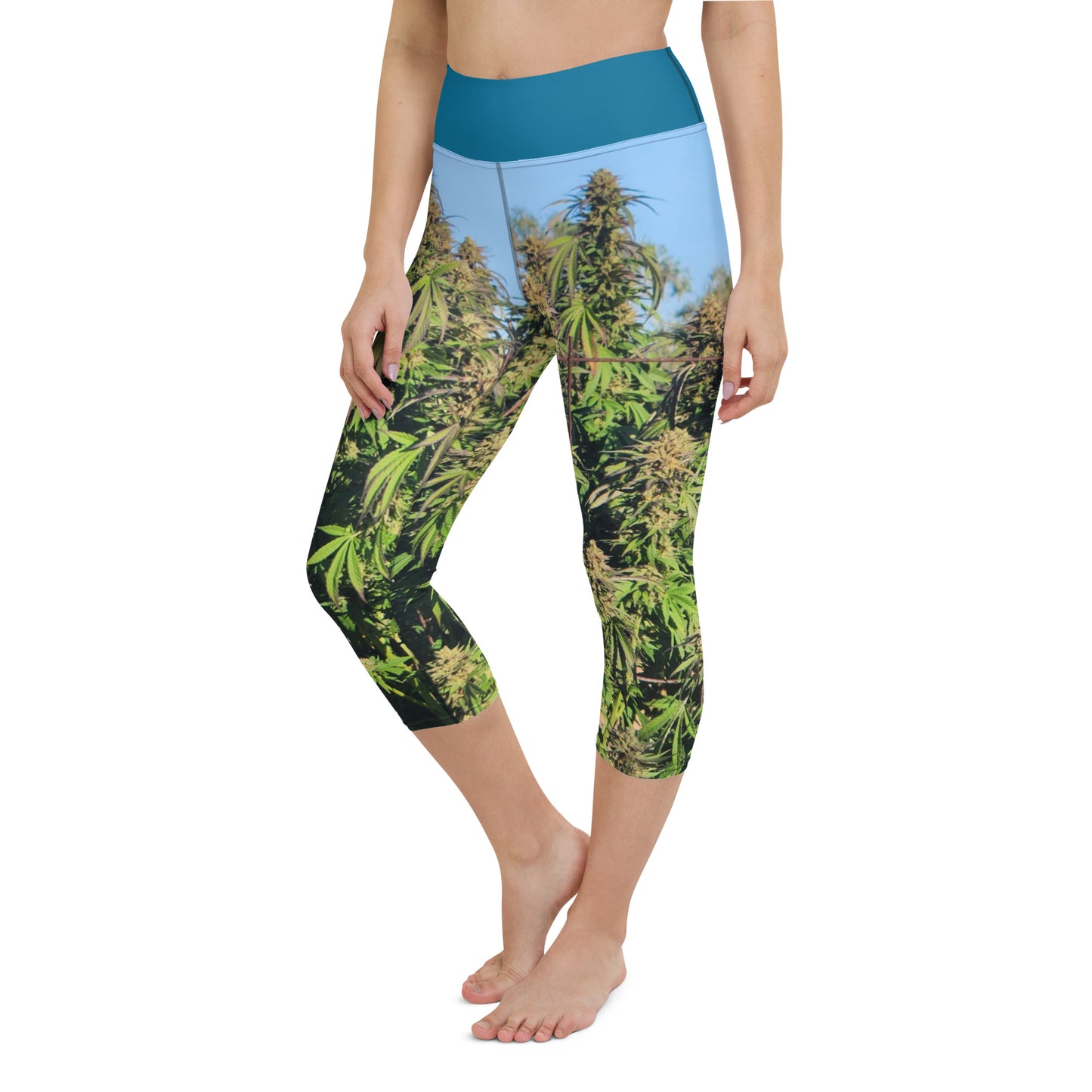 Ganja Yoga Capri Leggings