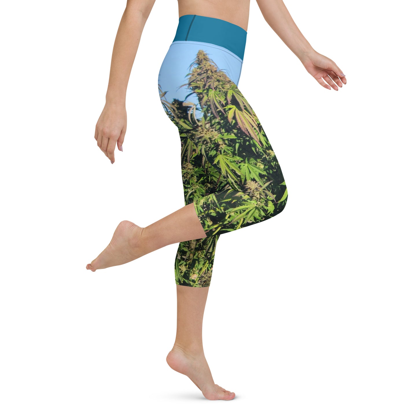 Ganja Yoga Capri Leggings