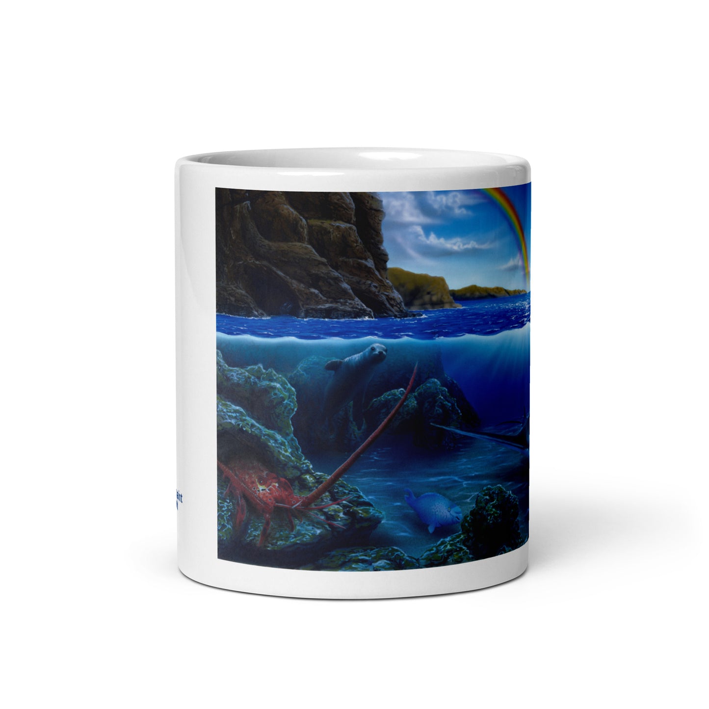 Baja California "El Pulpito" White Glossy Mug