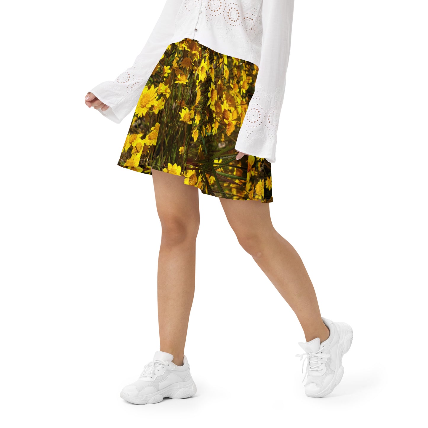 Flower Field Skater Skirt