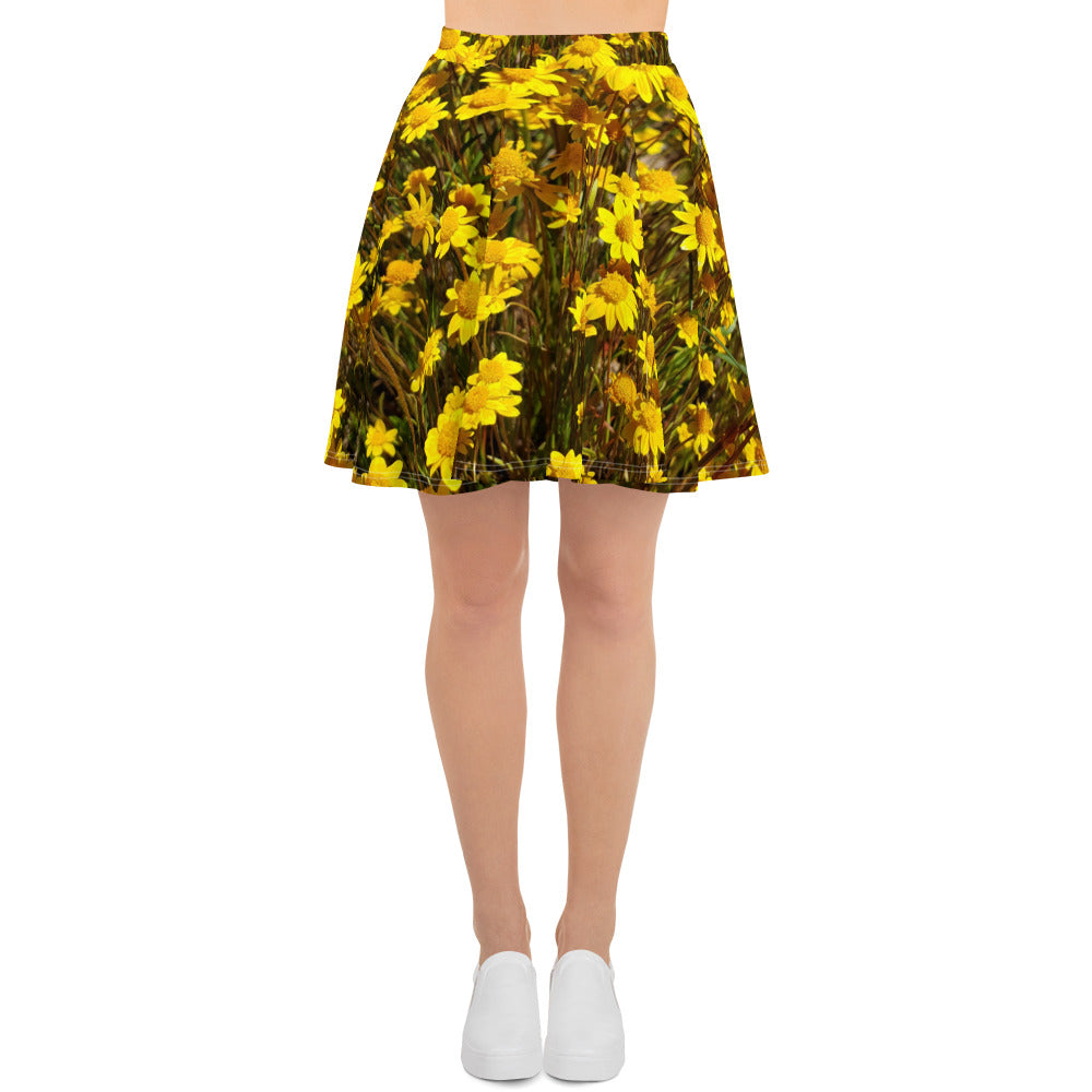 Flower Field Skater Skirt