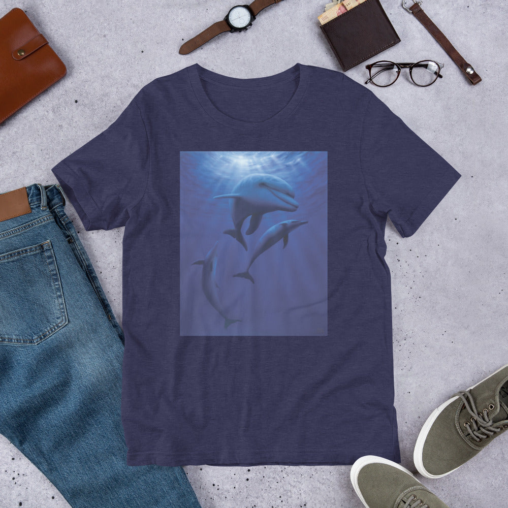 Dolphin Encounter Short-Sleeve Unisex T-Shirt