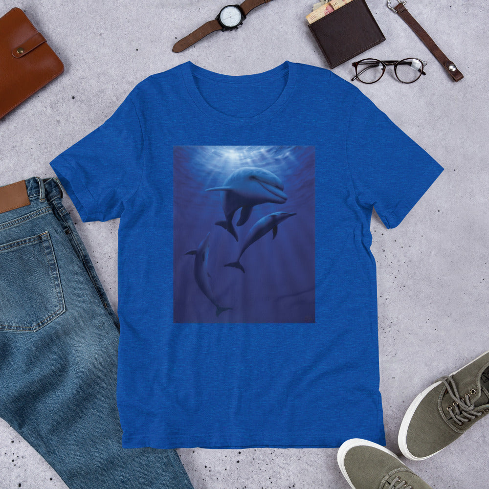 Dolphin Encounter Short-Sleeve Unisex T-Shirt